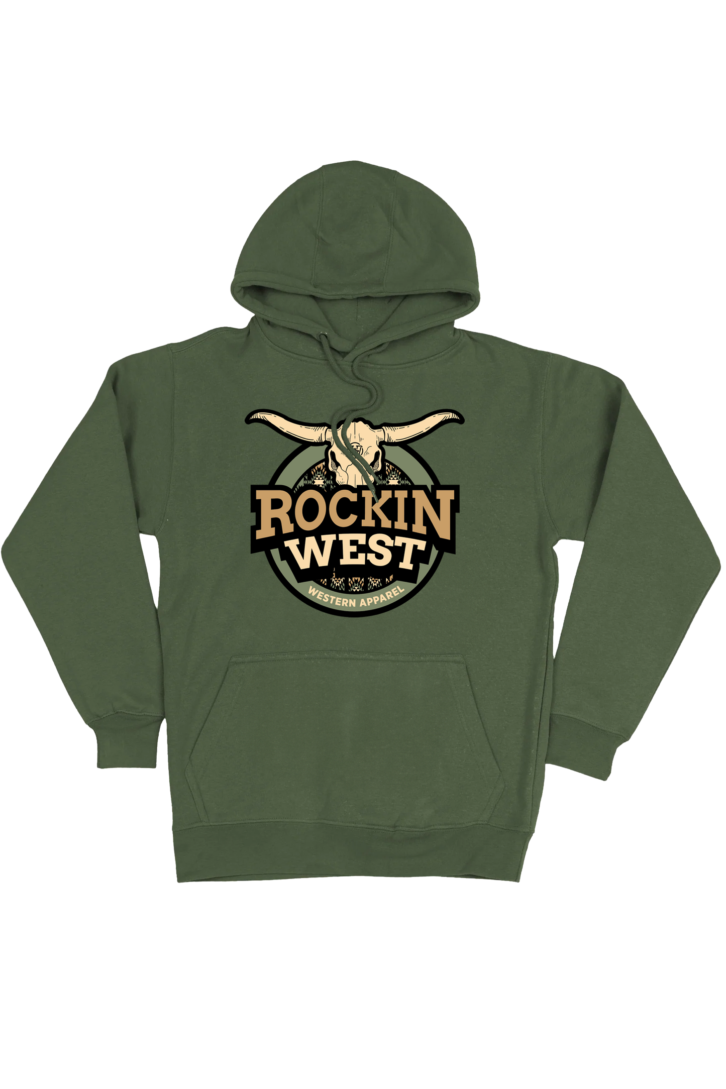 Unisex hoodie - Rockin West Bull apparel