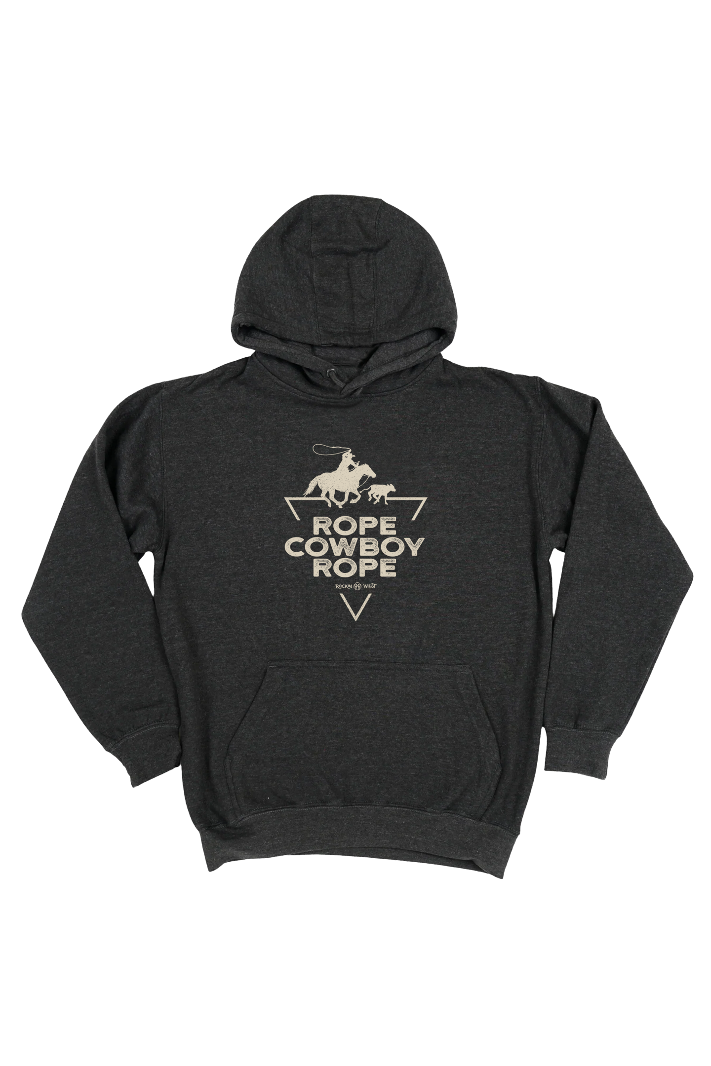 Hoodie unisexe - Rockin West rope cowboy rope