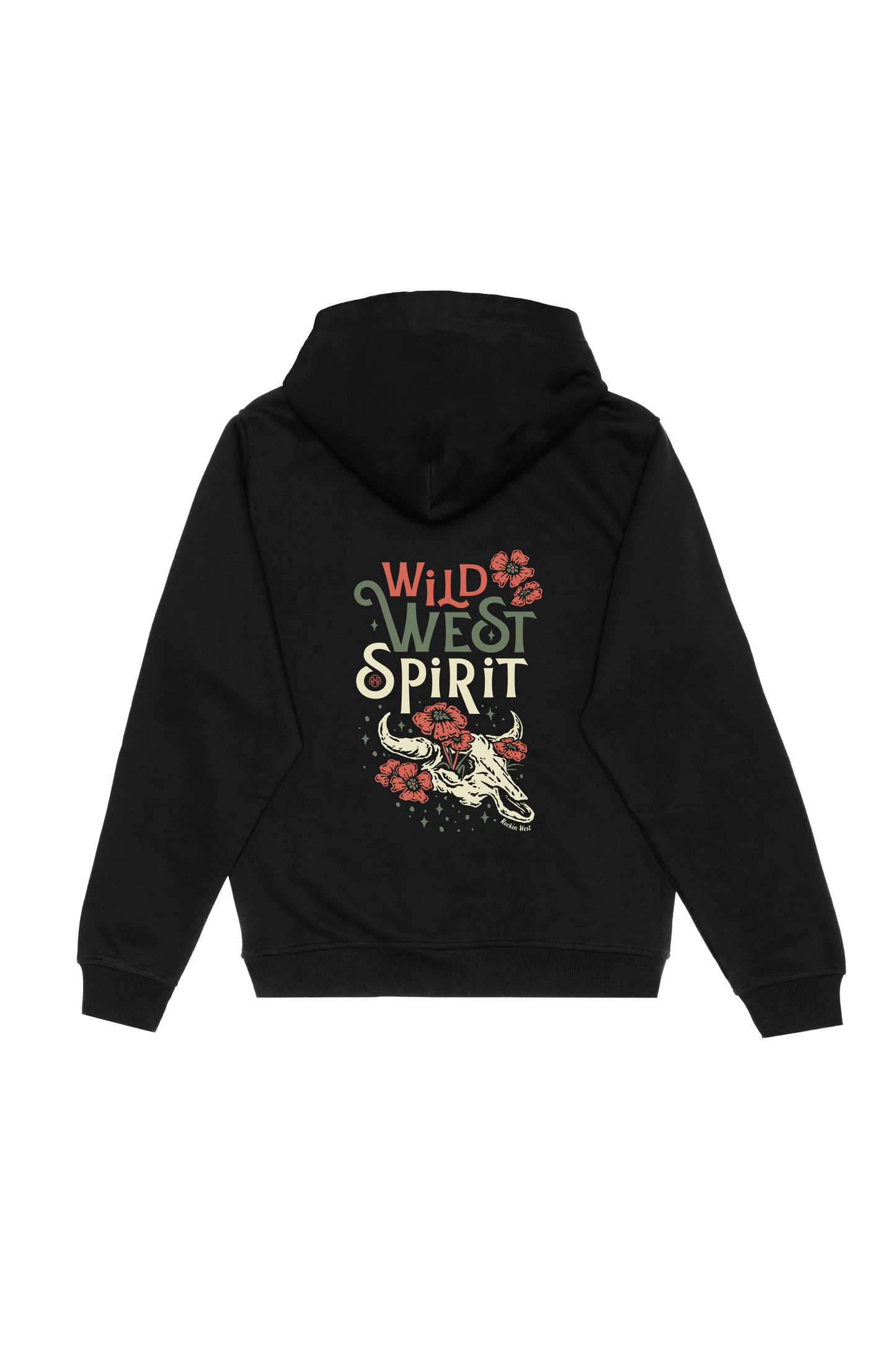 Women's hoodie with zip - Wild West Spirit