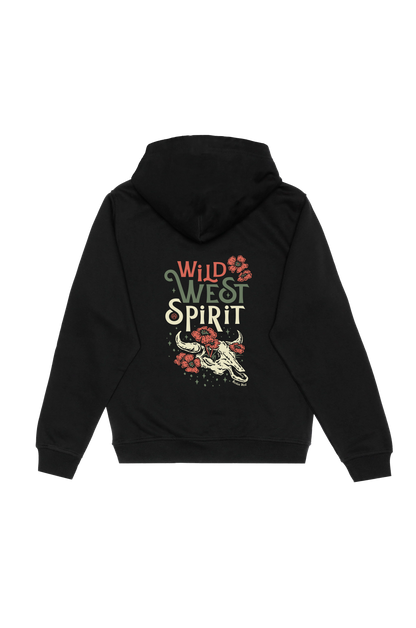 Women's hoodie with zip - Wild West Spirit